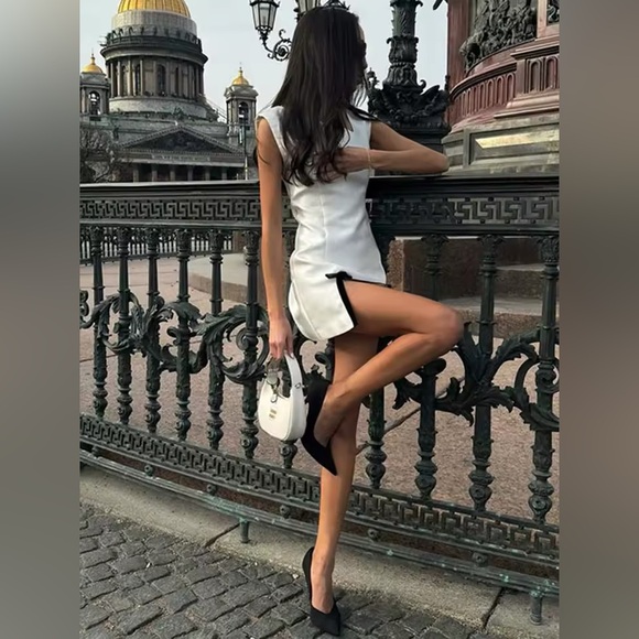 Commense Satin‎ Tank Dress For Women white size XS - Picture 7 of 7